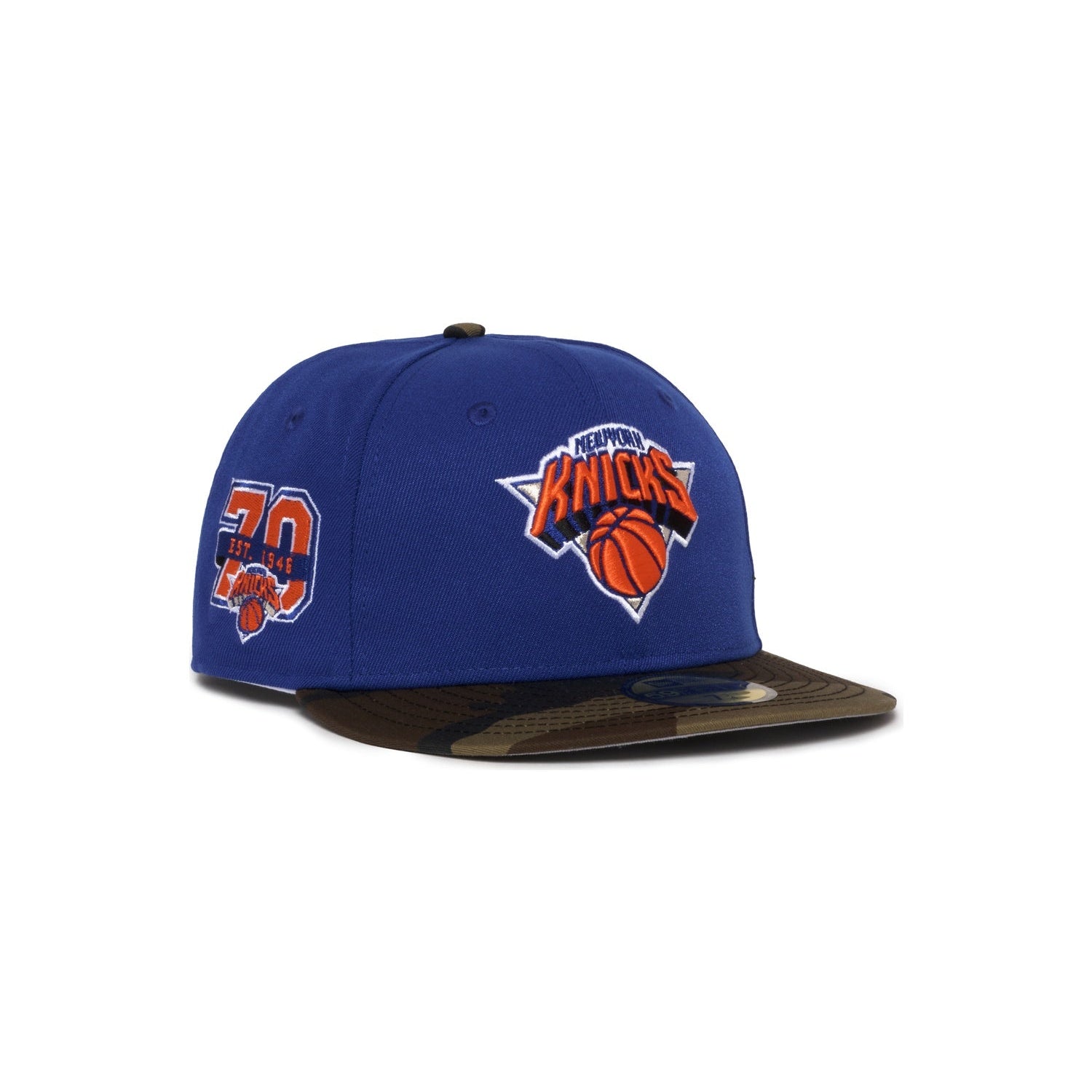 New York Knicks Royal Blue and Camo 70 Years