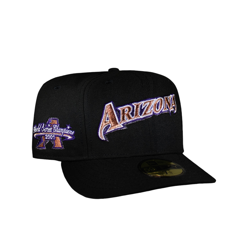 Arizona Diamond Backs Script Copper Logo All Black