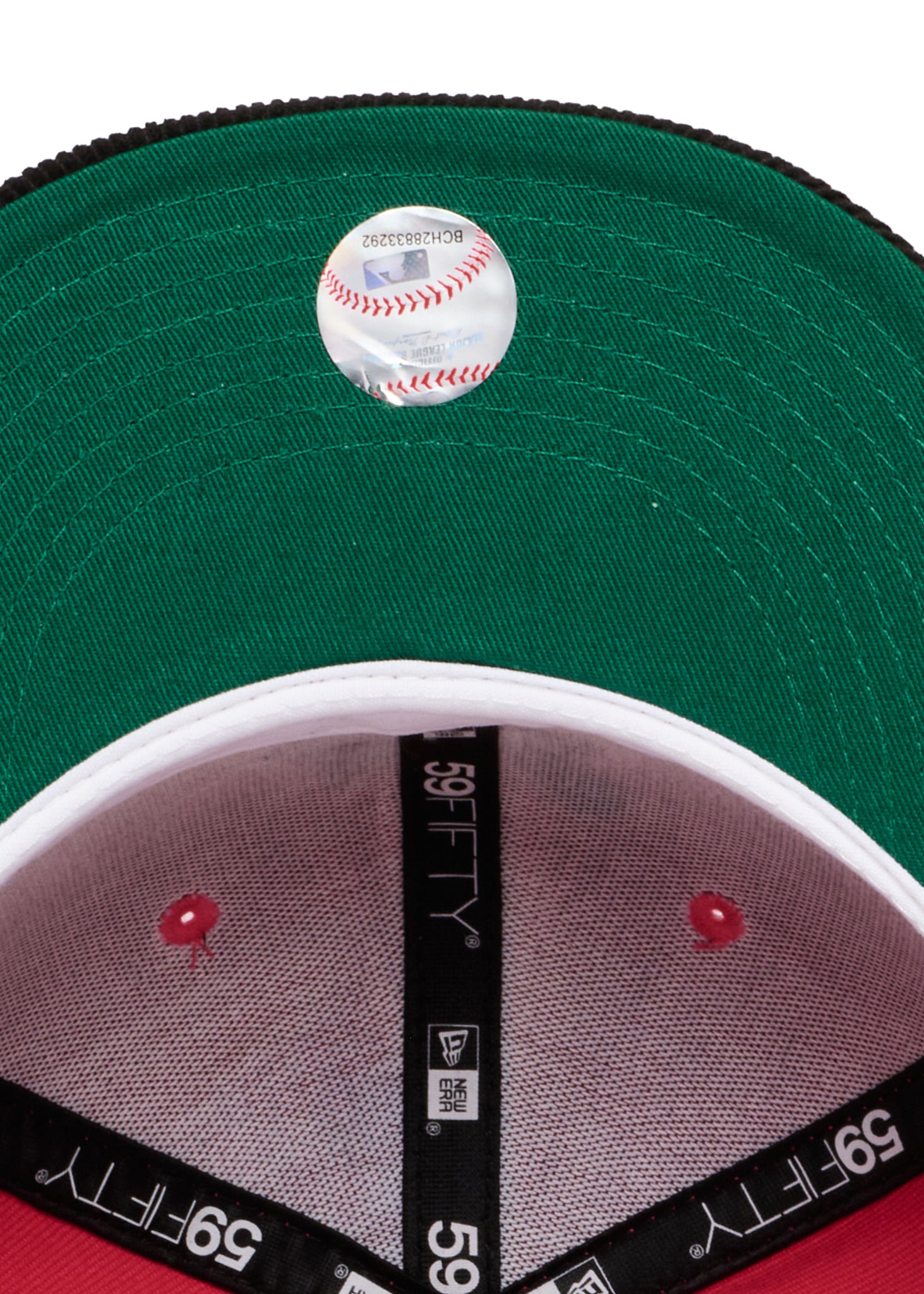 St. Louis Browns Hot Pink & Black Corduroy Lime Green Logo