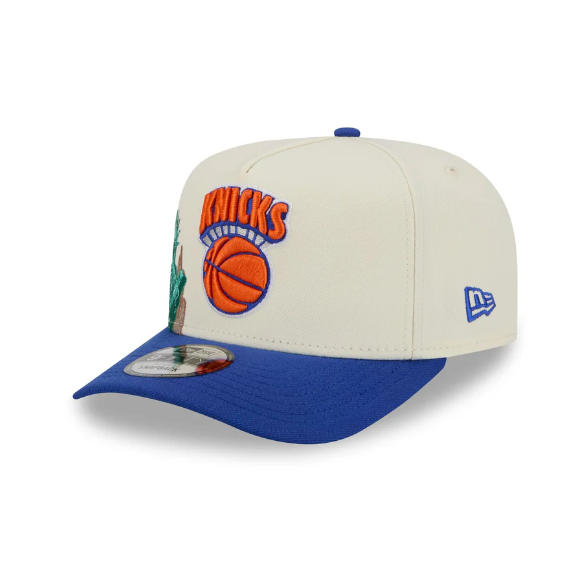 New York Knicks HWC Chrome White 9FIFTY A-Frame Snapback