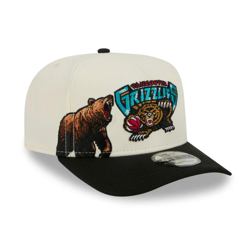 Memphis Grizzlies HWC Chrome White 9FIFTY A-Frame Snapback