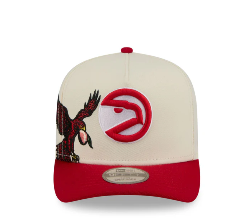 Atlanta Hawks HWC Chrome White 9FIFTY A-Frame Snapback