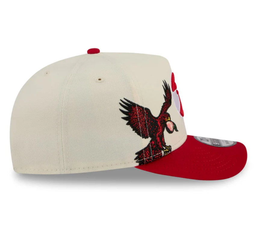 Atlanta Hawks HWC Chrome White 9FIFTY A-Frame Snapback