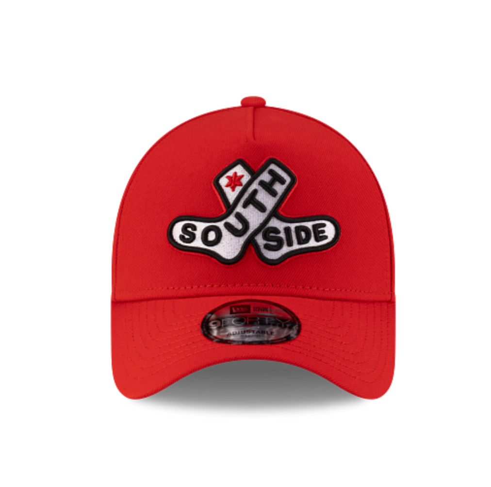 Chicago White Sox Red "South Side" 940 Aframe Snap Back