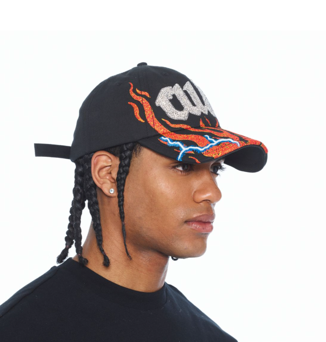 Cult of Individuality Black Flame Trucker Hat