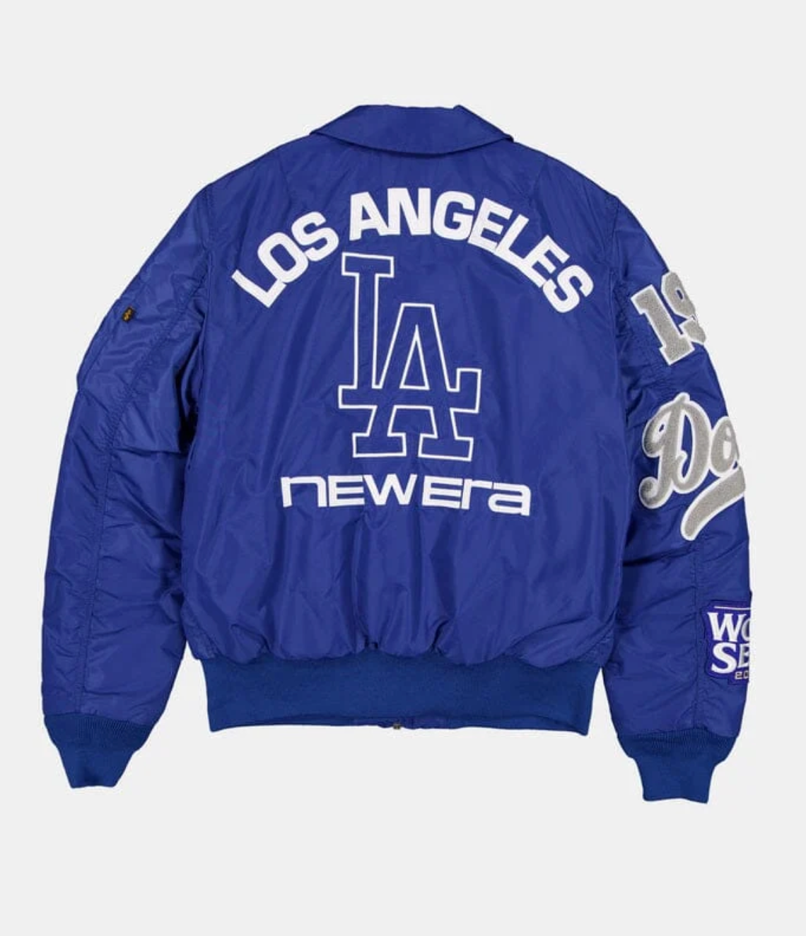 Los Angeles Dodgers Royal Alpha Industries COLLARED BOMBER JACKET