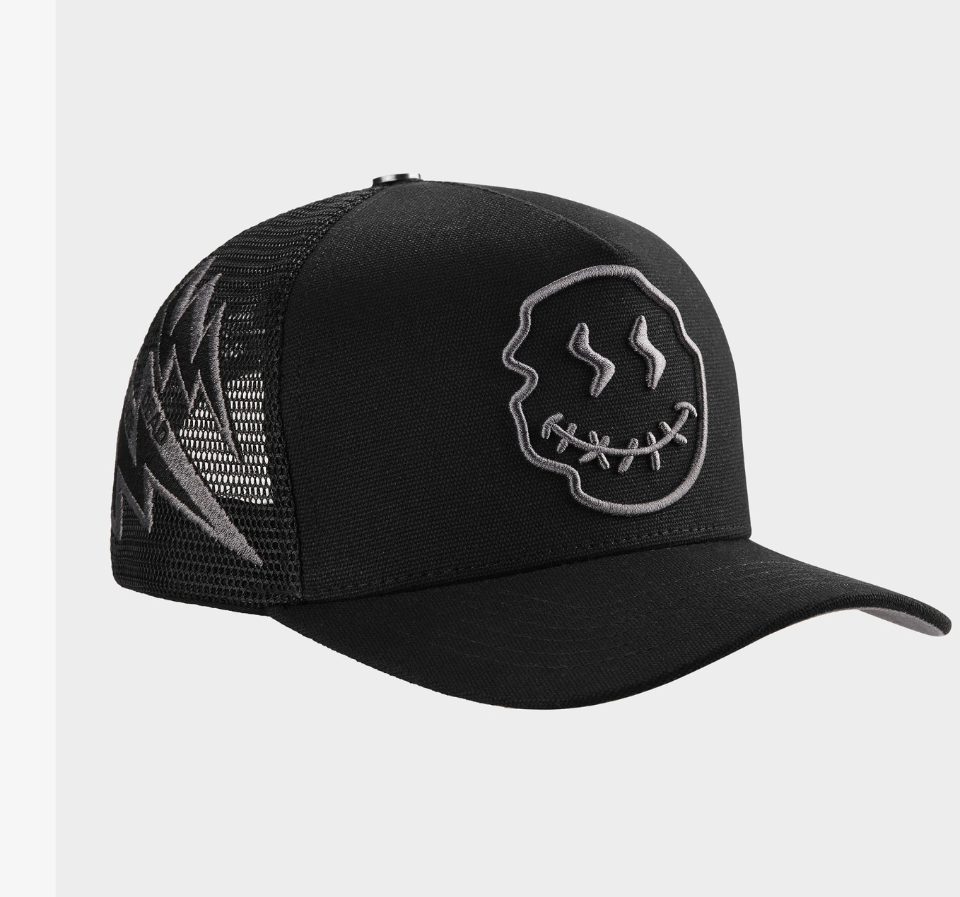 All Human "Ghost v2" Trucker (Black)