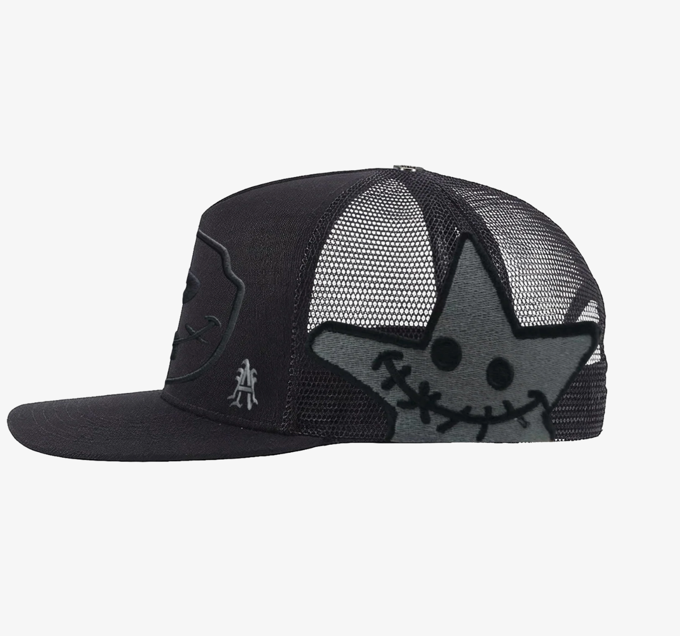 All Human "Ghost v2" Trucker (Black)