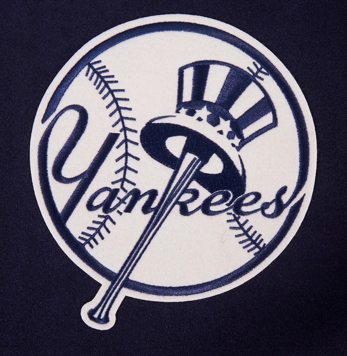 New York Yankees Navy on Navy Varsity Jacket