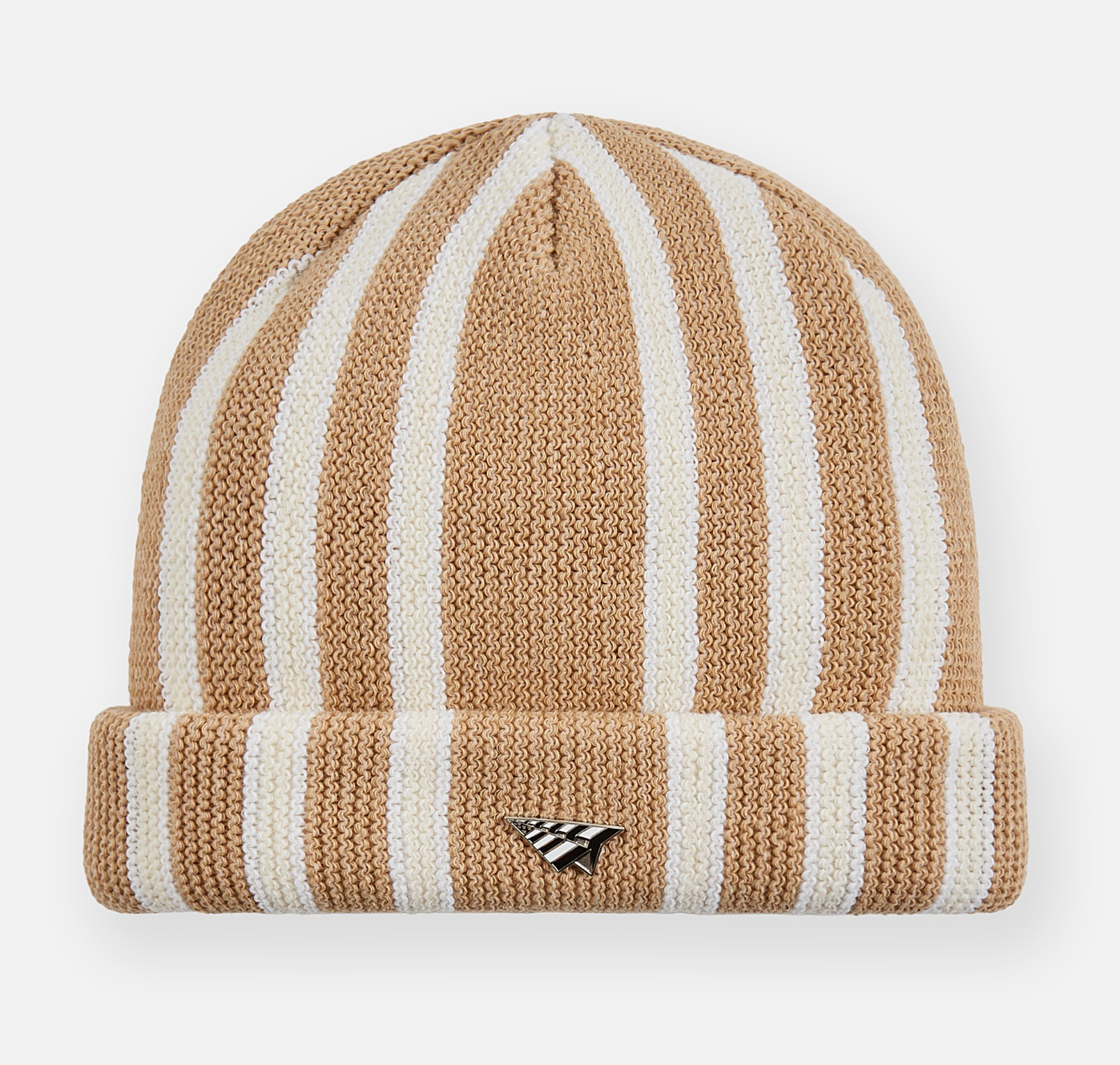 Roc Nation Paper Planes Beanie Striped Tan