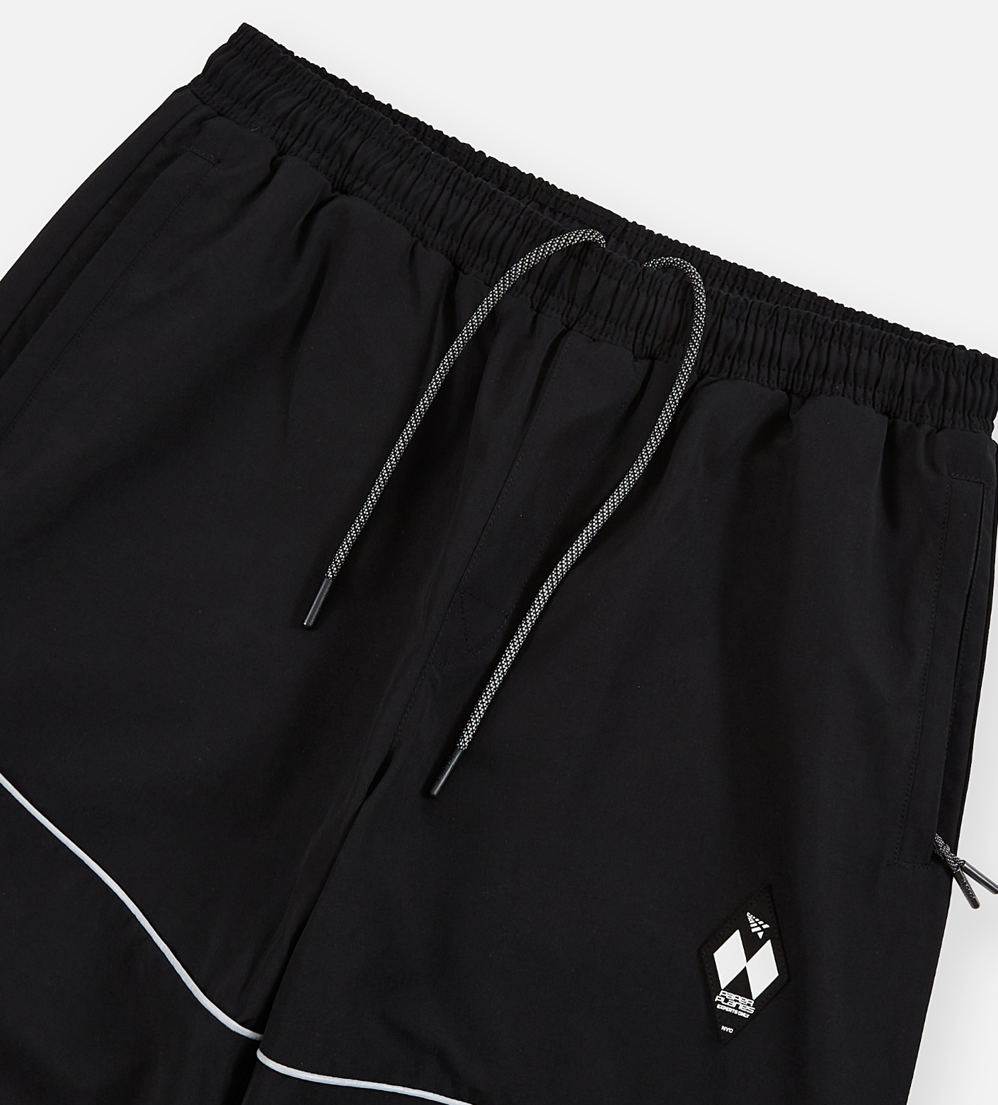 PLANES NYLON Black REFLECTIVE LINED Pants