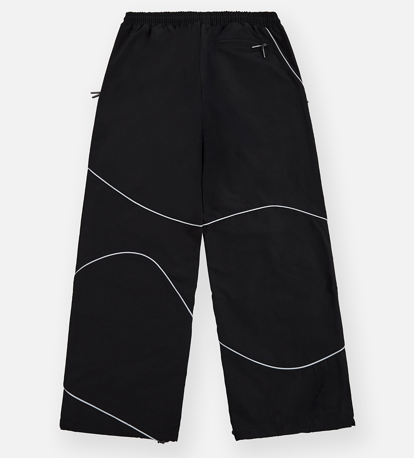 PLANES NYLON Black REFLECTIVE LINED Pants