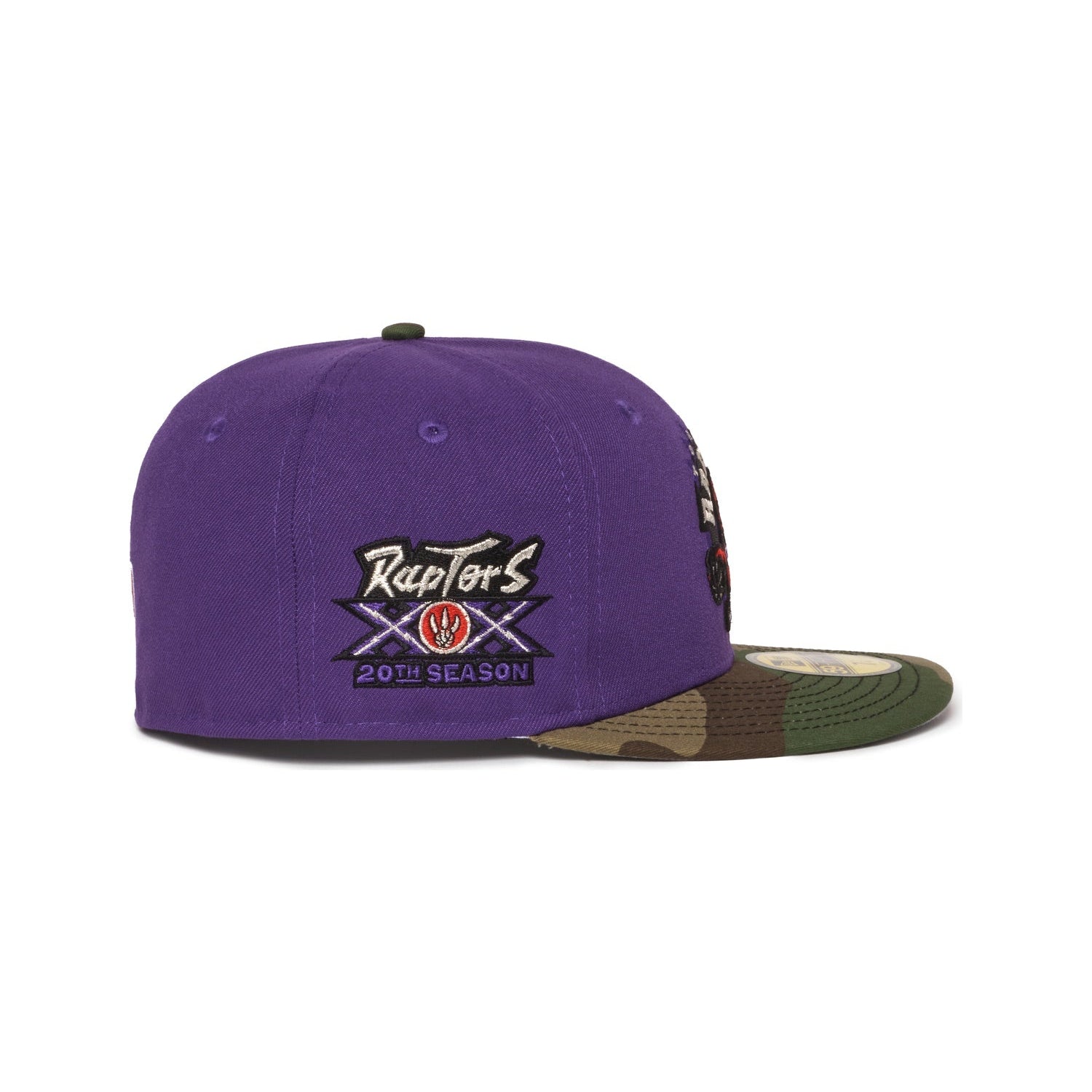 Toronto Raptors Purple and Camo 20 Seasons