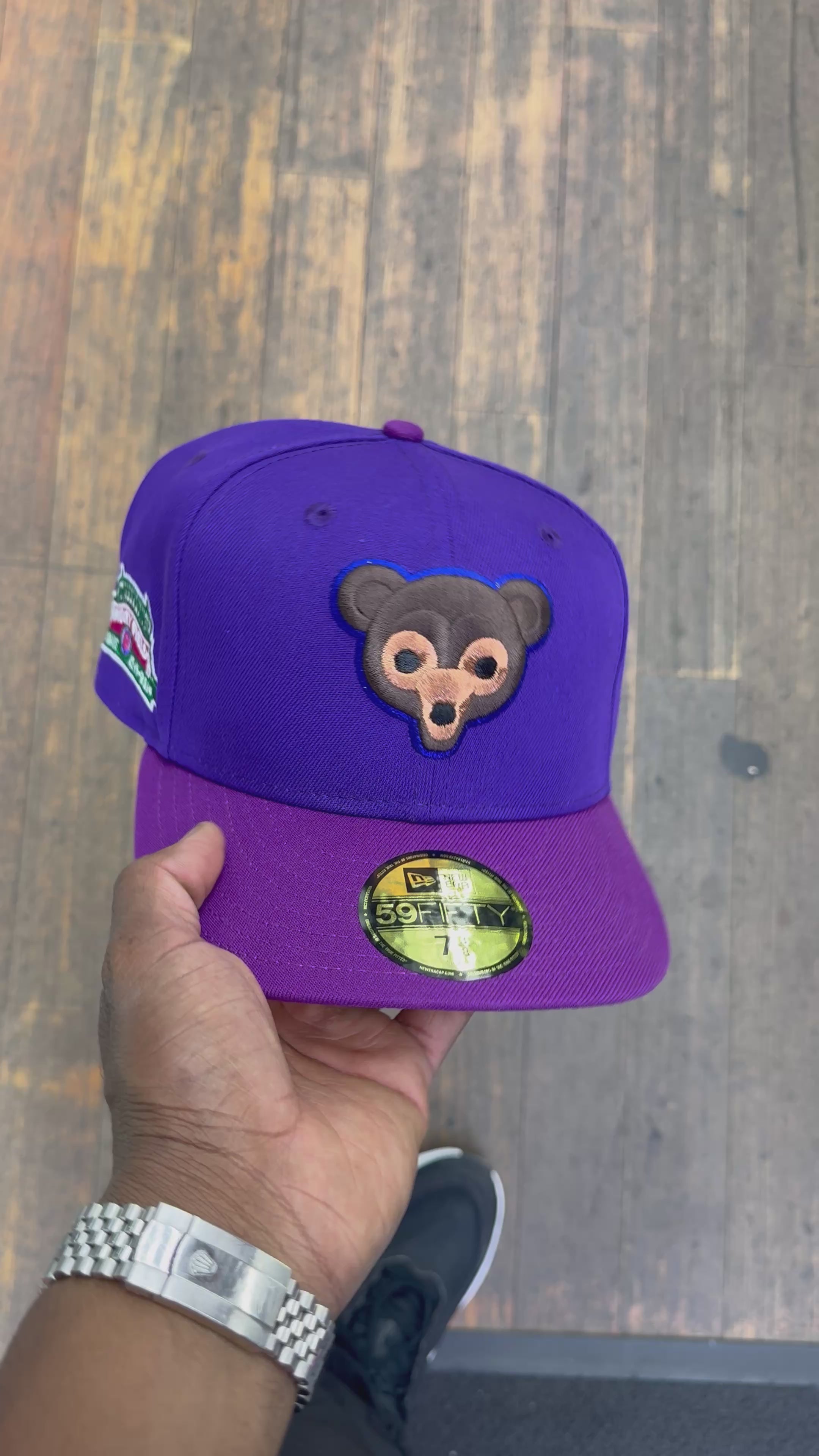Chicago Cubs Purple and Grape 100 Years