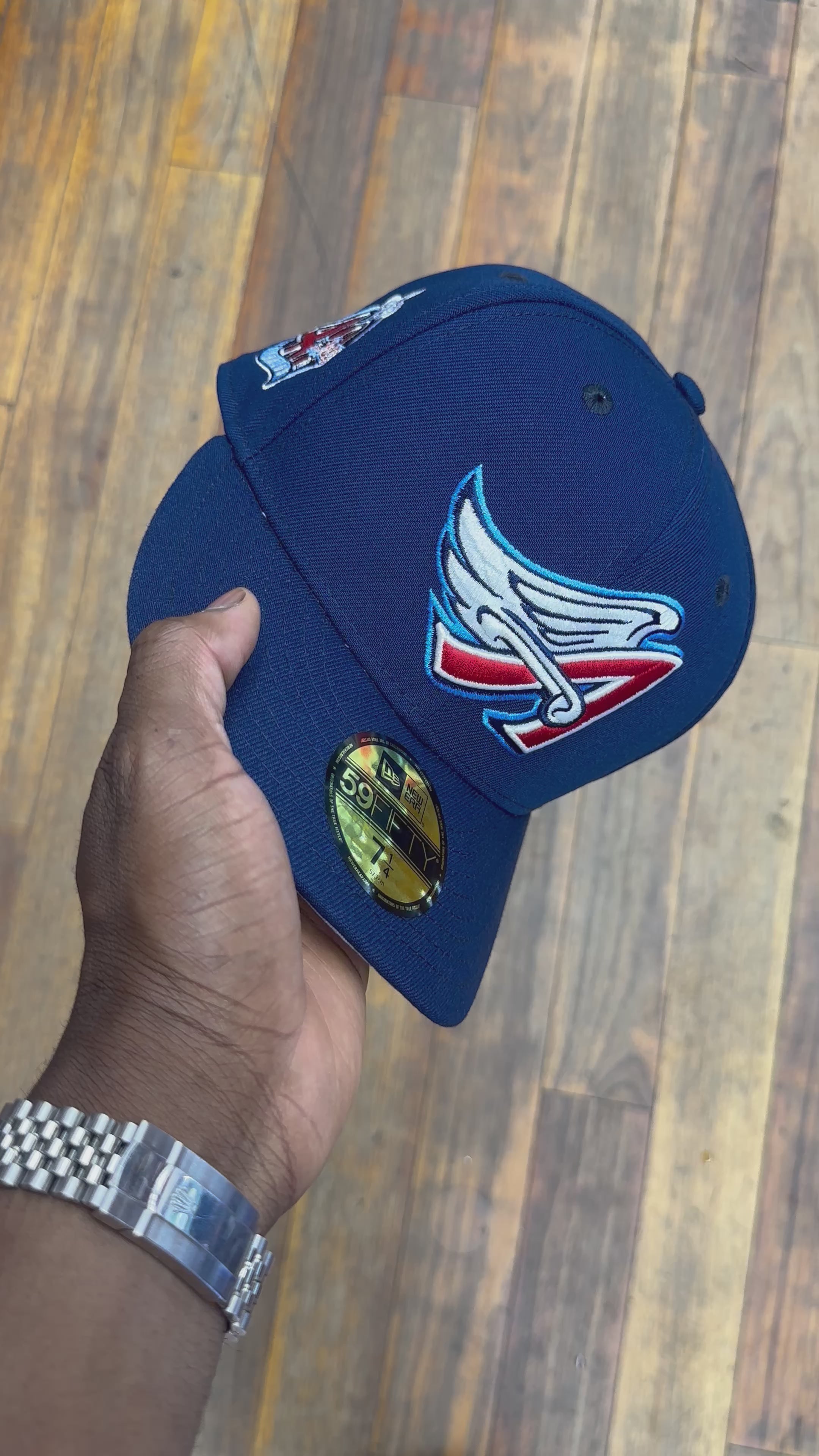 Anaheim Angels All Oceanside Blue 40Th Anniversary