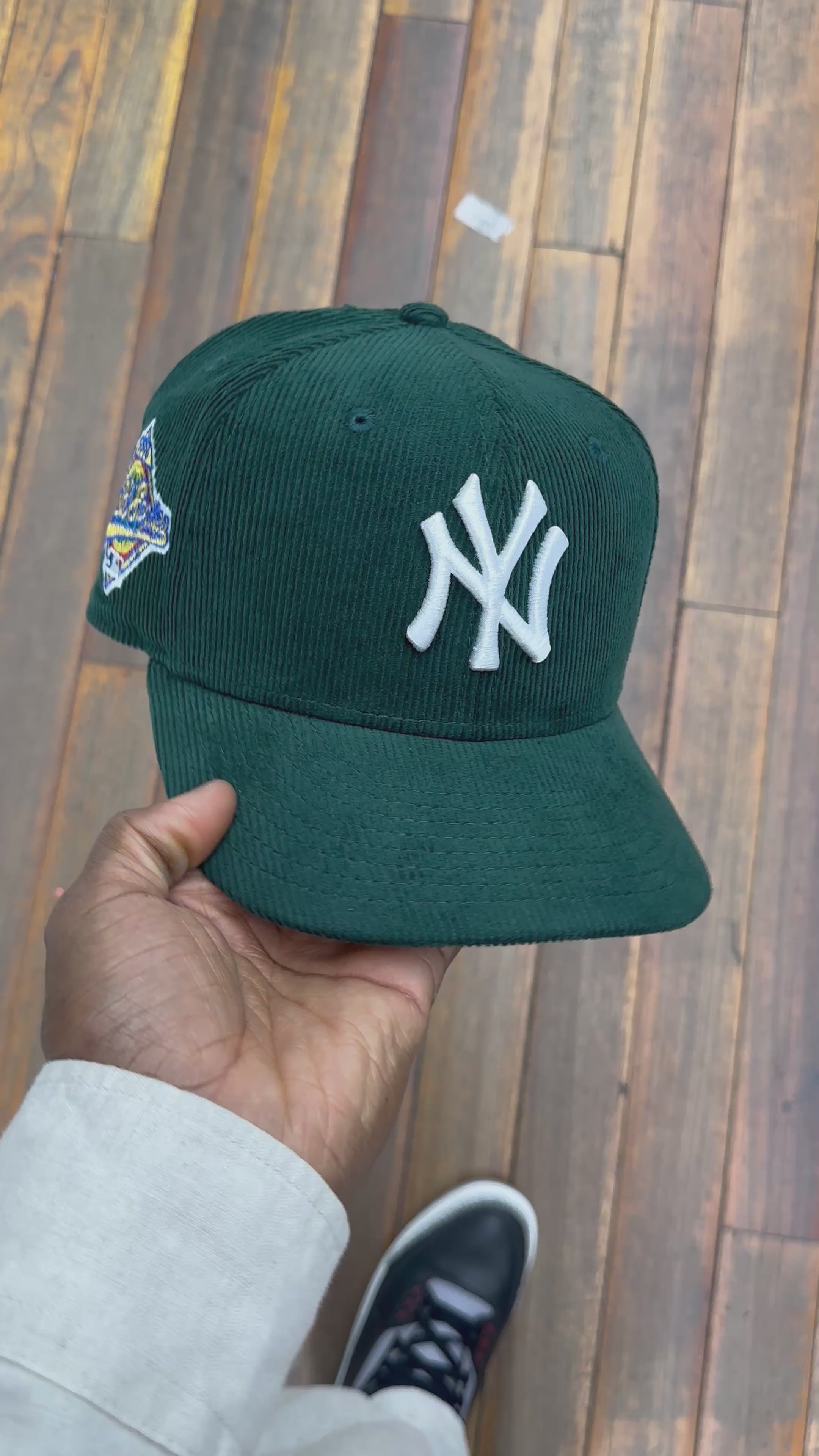 New York Yankees Dark Green Corduroy 1938 World Series