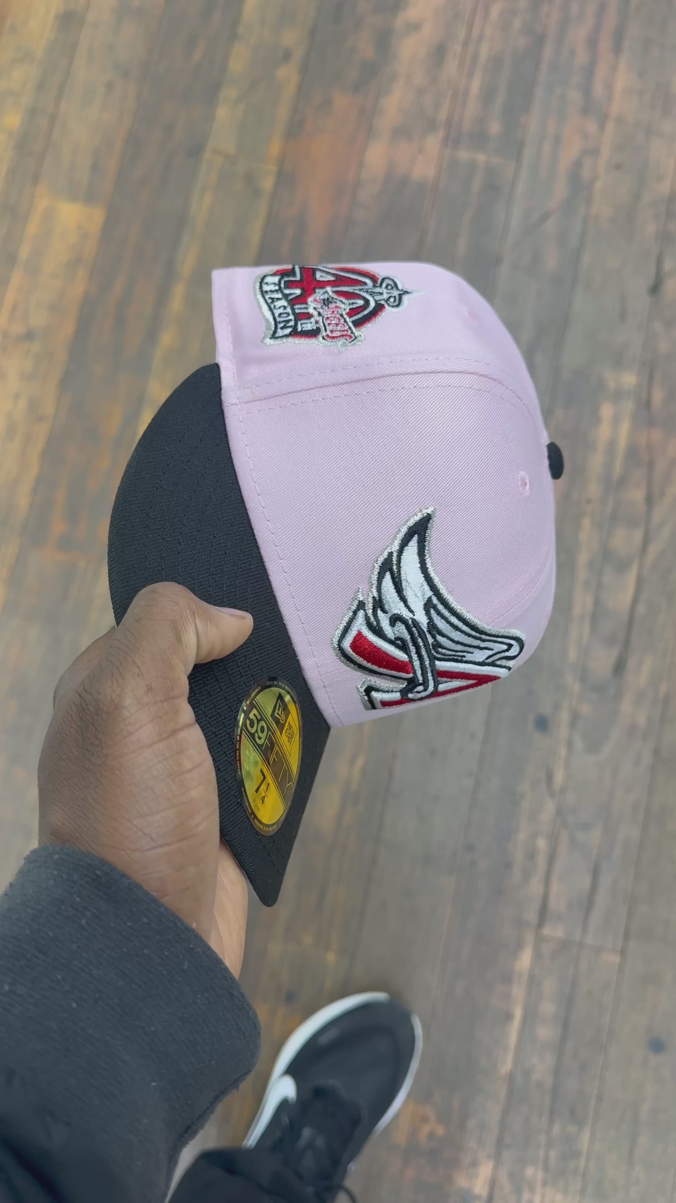 Anaheim Angels Pink And Black 40Th Anniversary
