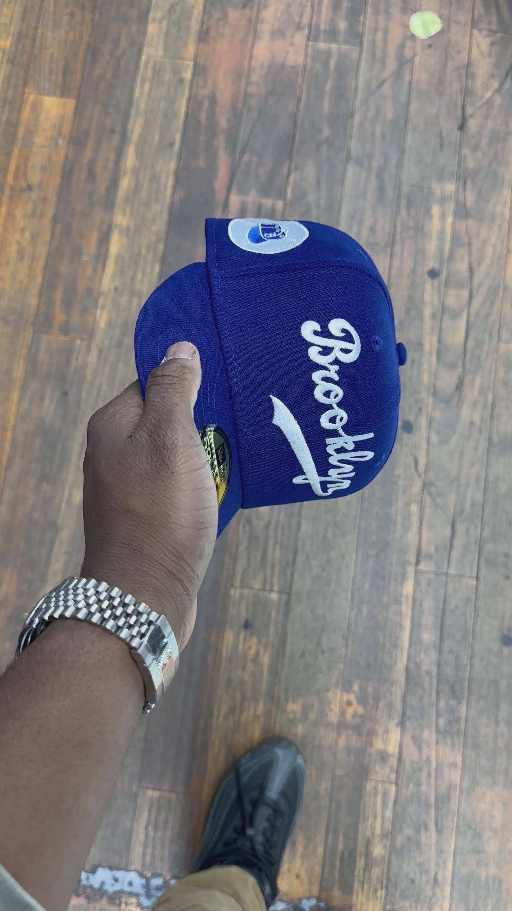 Brooklyn Dodgers All Dark Royal Script