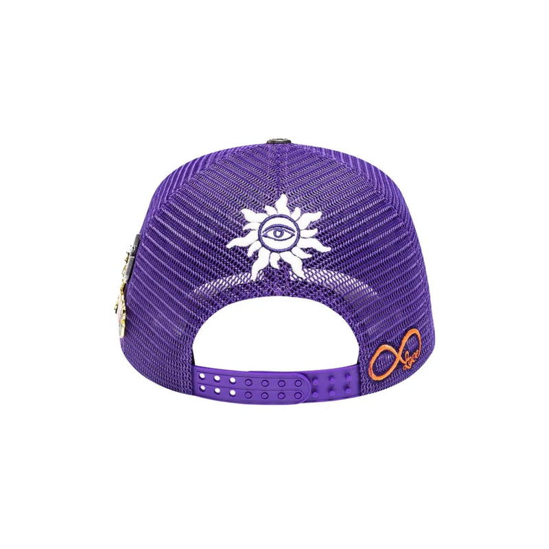 GODSPEED Forever All Purple w/ Green Logo Trucker Hat