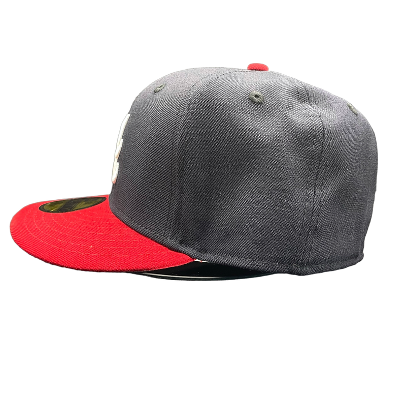 ATL. BRAVES 2T NAVY+RED GREY UV BG