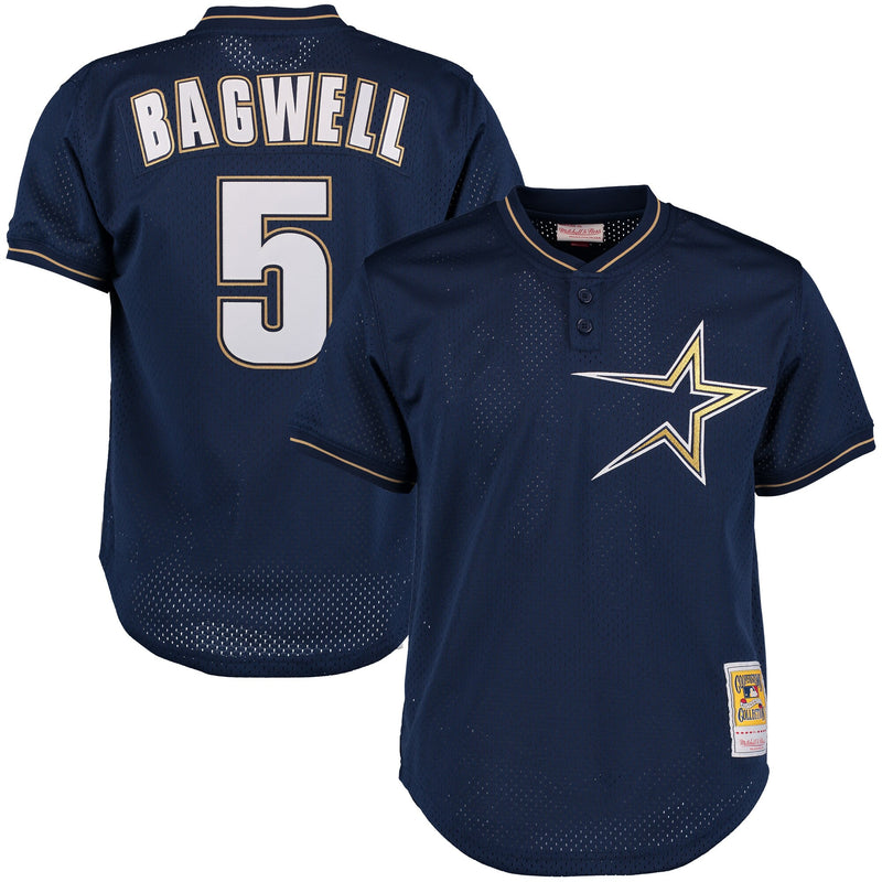 Houston Astros Navy Jersey 5 Bagwell