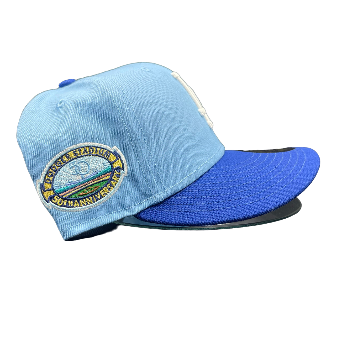 Los Angeles Dodgers Two Tone Sky and Royal 50TH