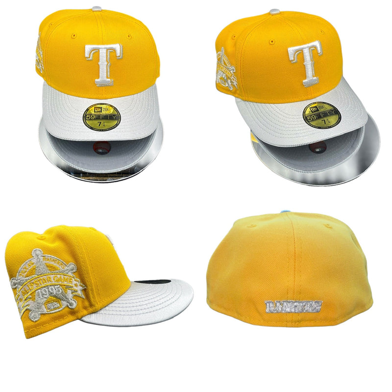 TEXAS RANGERS YELLOW METALLIC GREY UV