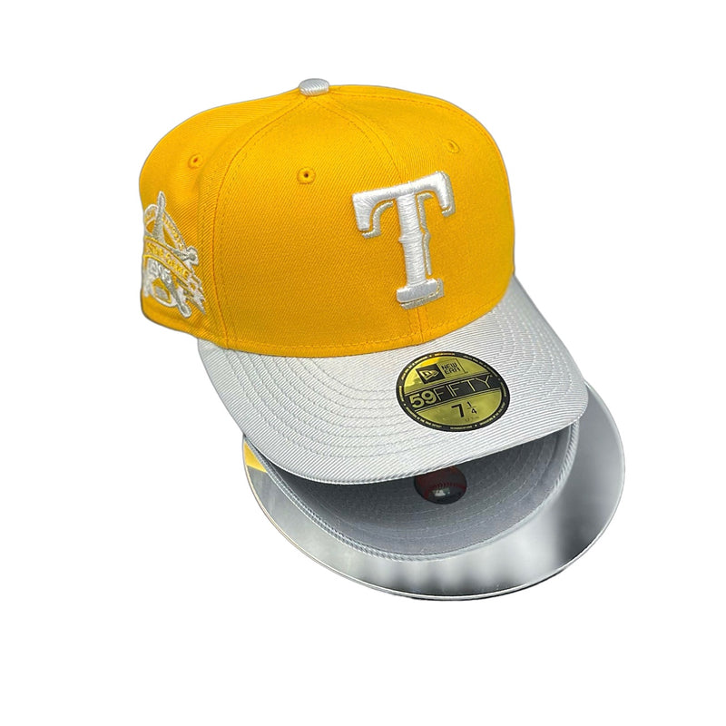 TEXAS RANGERS YELLOW METALLIC GREY UV