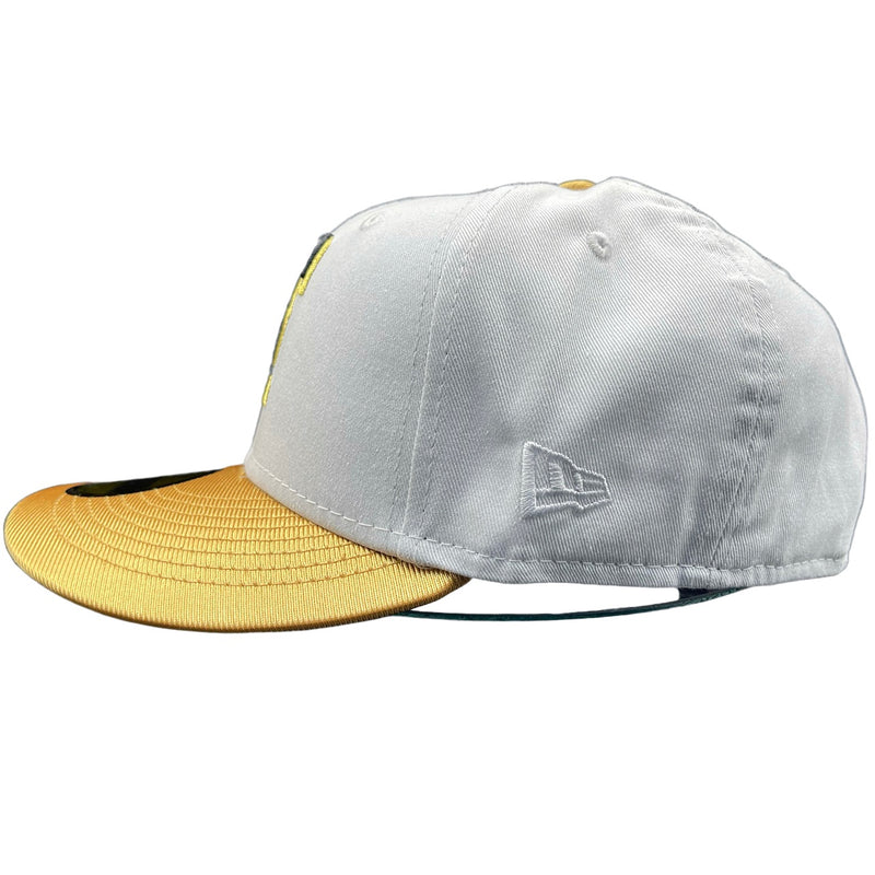 Texas Rangers White and Metallic Gold Grey